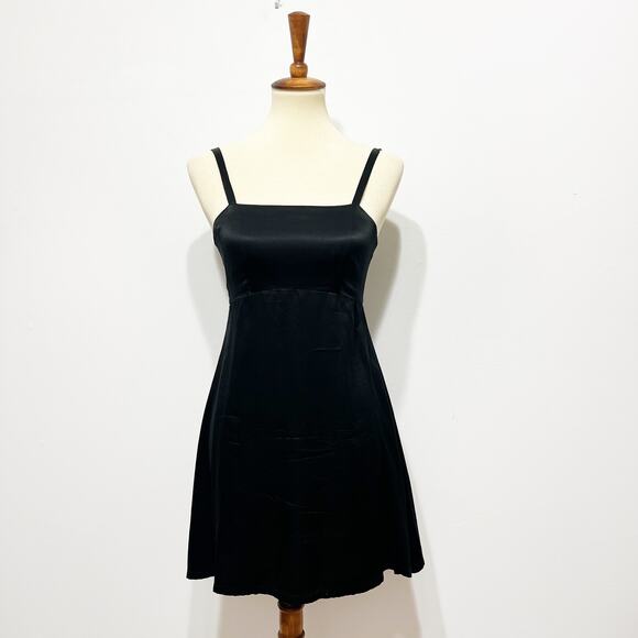 Vintage 90's Gap silk babydoll dress spaghetti strap Size 2 - Picture 5 of 5